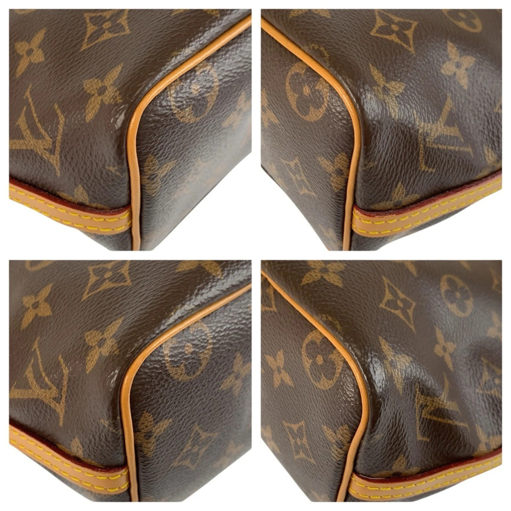 LOUIS VUITTON Louis Vuitton Monogram Nano Noe Brown Gold Hardware Leather Sho... - Picture 4 of 8